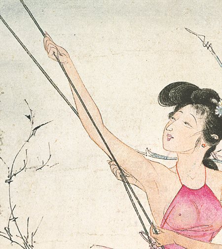 温岭-胡也佛的仕女画和最知名的金瓶梅秘戏图